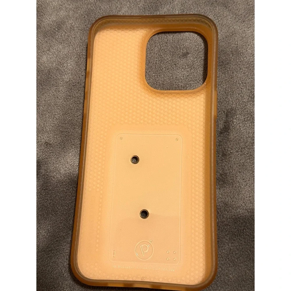 Loopy Case iPhone 14 Pro Max Gold Metallic Leopard Print Cover